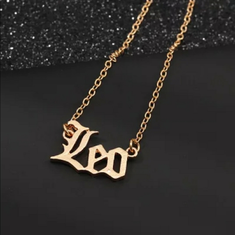 LEO Zodiac Gold Chain Necklace!